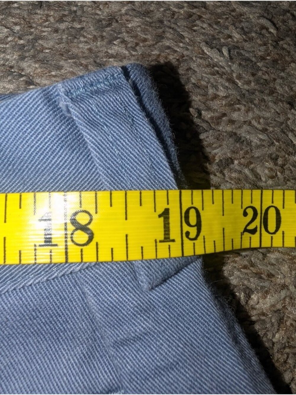 Polo Ralph Lauren Philip Pants Mens 38x30 Blue Pleated Chino Vintage Solid - Picture 11 of 12